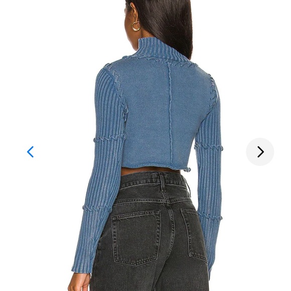 Lovers And Friends Sayla Crop Sweater size small - Picture 3 of 6